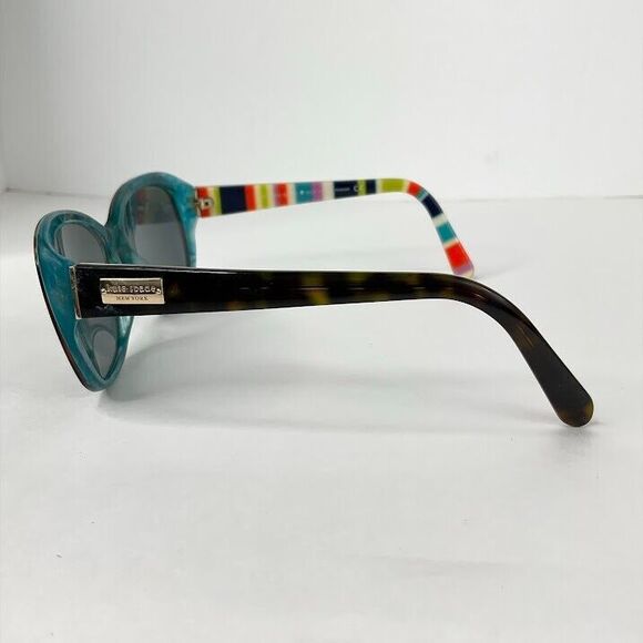 Kate Spade Sunglasses  Olive Tort Turquoise 54-16-135 Hilde/P/S X71P FRAMES ONLY - Picture 3 of 8